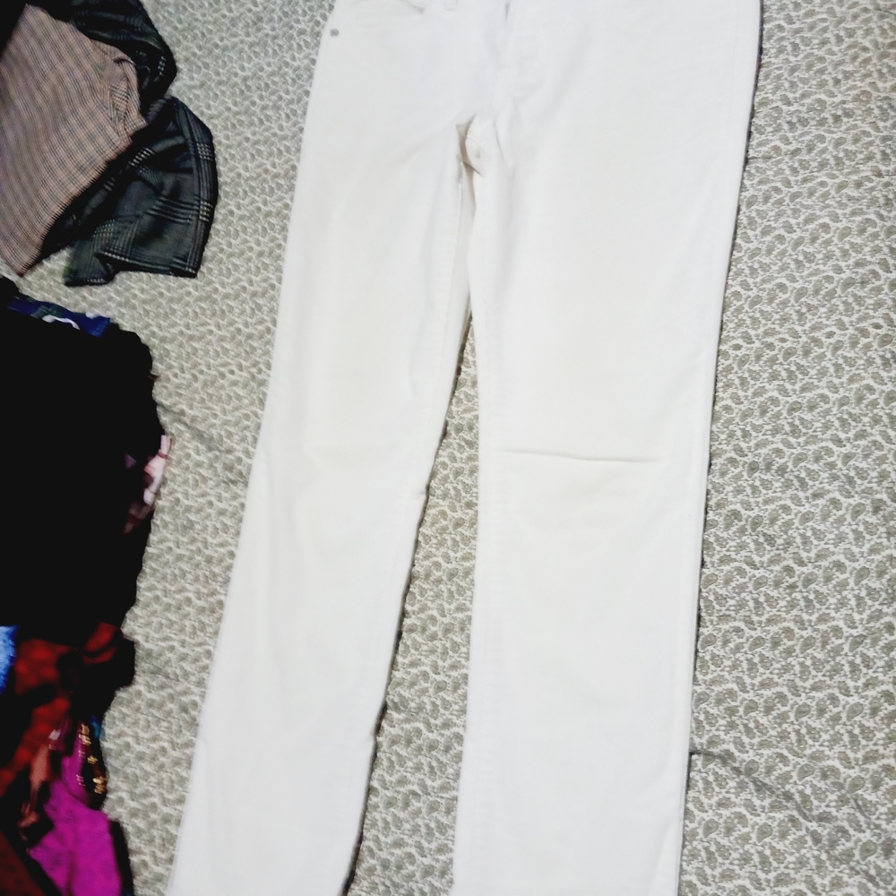 JCPenney Women's Boot Cut Jeans - White